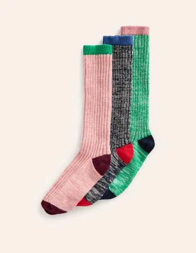 Boden 3 Pack Boot Socks Mutli Women