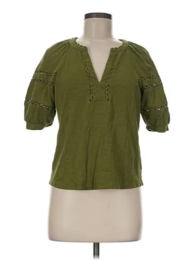 Pre-owned Boden 3/4 Sleeve Blouse In Green