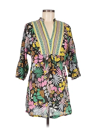 Pre-owned Boden 3/4 Sleeve Blouse In Green