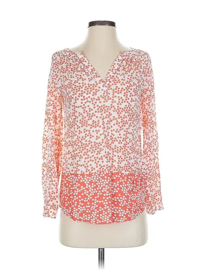 Pre-owned Boden 3/4 Sleeve Blouse In Orange