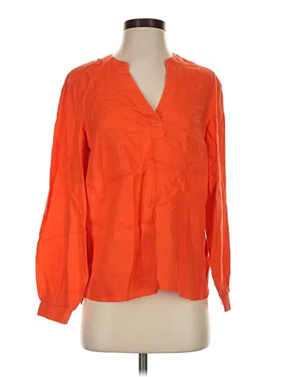 Pre-owned Boden 3/4 Sleeve Blouse In Orange