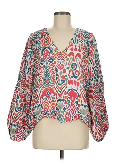 Pre-owned Boden 3/4 Sleeve Blouse In Orange