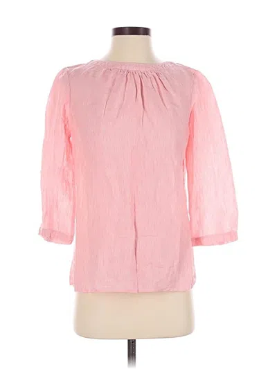 Pre-owned Boden 3/4 Sleeve Blouse In Pink