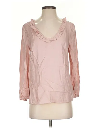 Pre-owned Boden 3/4 Sleeve Blouse In Pink