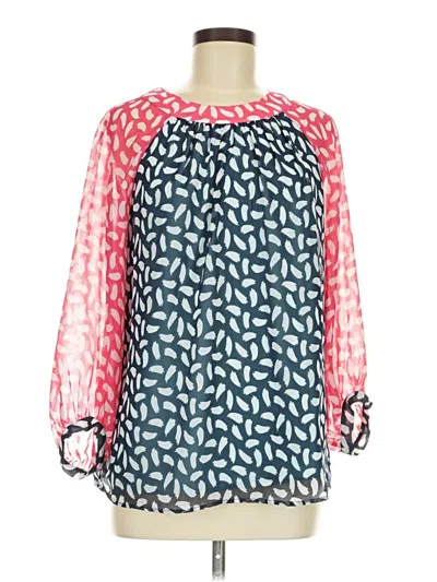 Pre-owned Boden 3/4 Sleeve Blouse In Pink