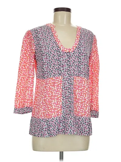Pre-owned Boden 3/4 Sleeve Blouse In Pink