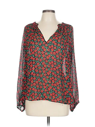 Pre-owned Boden 3/4 Sleeve Blouse In Red
