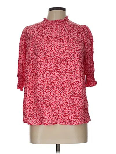 Pre-owned Boden 3/4 Sleeve Blouse In Red
