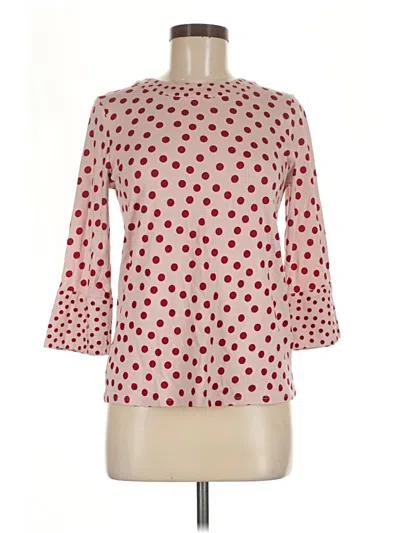 Pre-owned Boden 3/4 Sleeve Blouse In Red