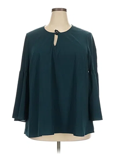 Pre-owned Boden 3/4 Sleeve Blouse In Teal
