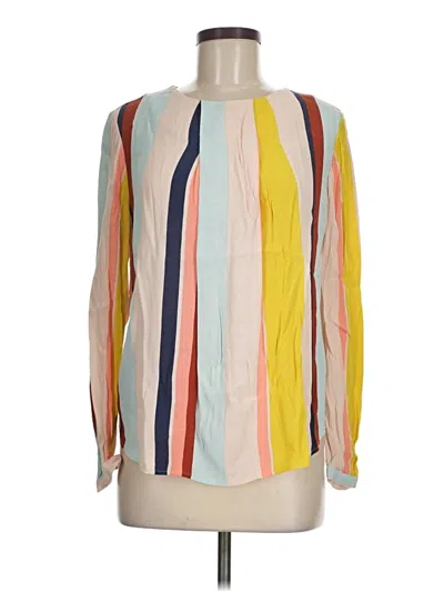 Pre-owned Boden 3/4 Sleeve Blouse In Yellow