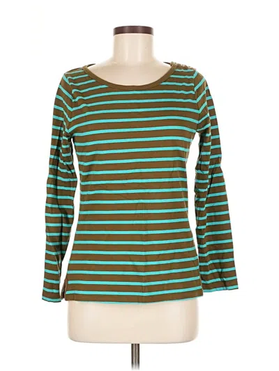 Pre-owned Boden 3/4 Sleeve T-shirt In Green