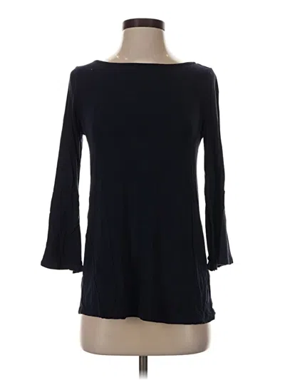 Pre-owned Boden 3/4 Sleeve T-shirt In Black