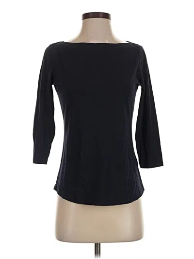 Pre-owned Boden 3/4 Sleeve T-shirt In Black