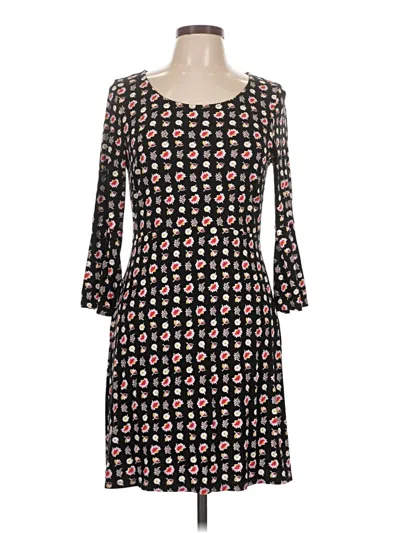 Pre-owned Boden 3/4 Sleeve T-shirt In Black