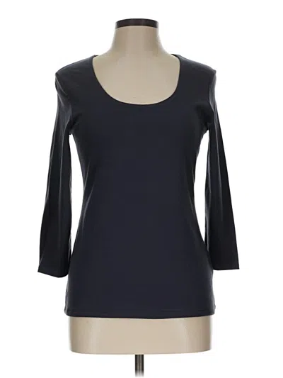 Pre-owned Boden 3/4 Sleeve T-shirt In Black