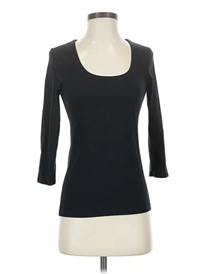Pre-owned Boden 3/4 Sleeve T-shirt In Black