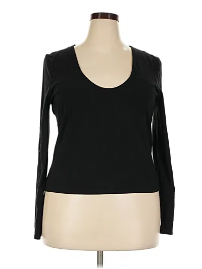 Pre-owned Boden 3/4 Sleeve T-shirt In Black