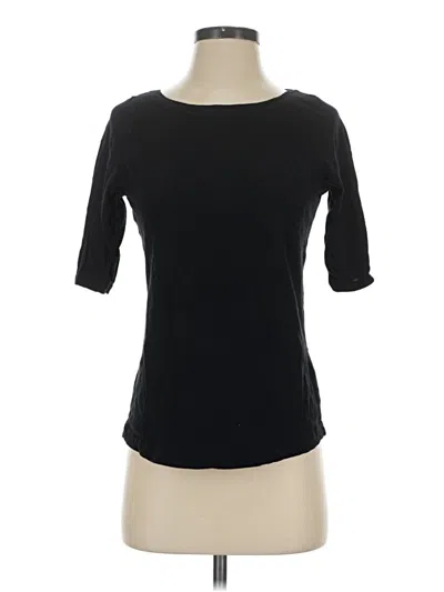 Pre-owned Boden 3/4 Sleeve T-shirt In Black
