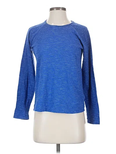 Pre-owned Boden 3/4 Sleeve T-shirt In Blue