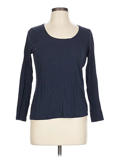 Pre-owned Boden 3/4 Sleeve T-shirt In Blue