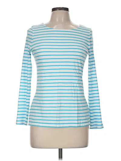 Pre-owned Boden 3/4 Sleeve T-shirt In Blue