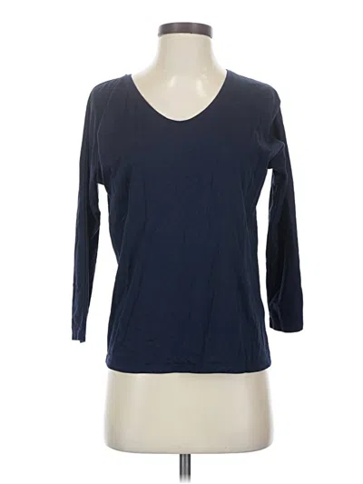 Pre-owned Boden 3/4 Sleeve T-shirt In Blue