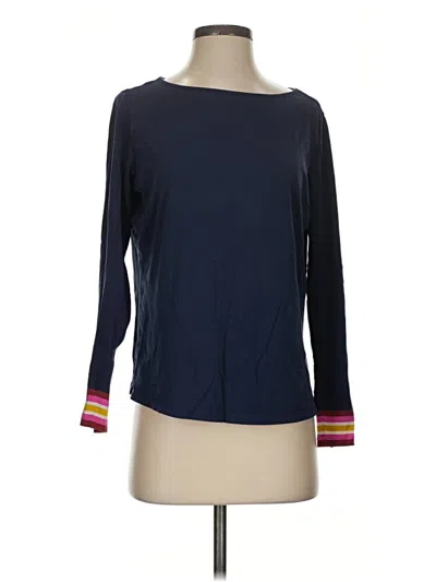 Pre-owned Boden 3/4 Sleeve T-shirt In Blue