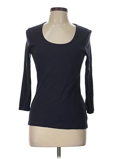 Pre-owned Boden 3/4 Sleeve T-shirt In Blue