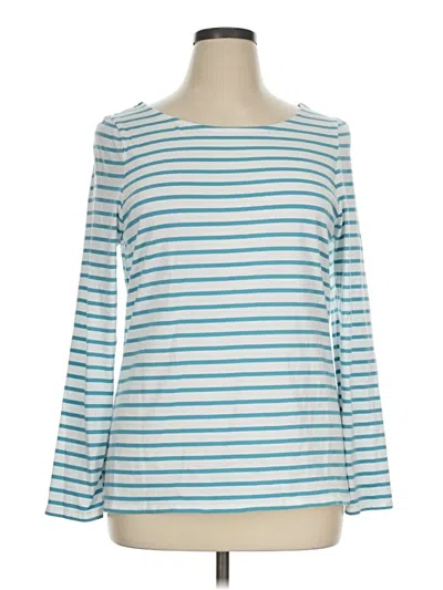 Pre-owned Boden 3/4 Sleeve T-shirt In Blue
