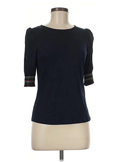 Pre-owned Boden 3/4 Sleeve T-shirt In Blue