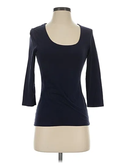 Pre-owned Boden 3/4 Sleeve T-shirt In Blue