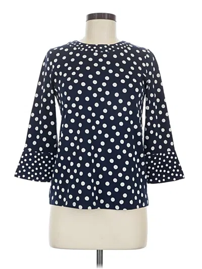 Pre-owned Boden 3/4 Sleeve T-shirt In Blue