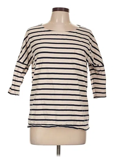 Pre-owned Boden 3/4 Sleeve T-shirt In Brown