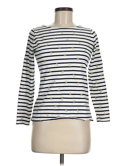 Pre-owned Boden 3/4 Sleeve T-shirt In Gold