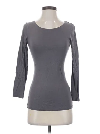 Pre-owned Boden 3/4 Sleeve T-shirt In Gray