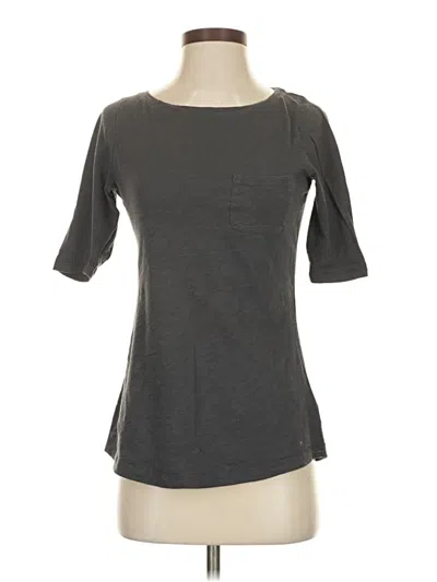 Pre-owned Boden 3/4 Sleeve T-shirt In Gray