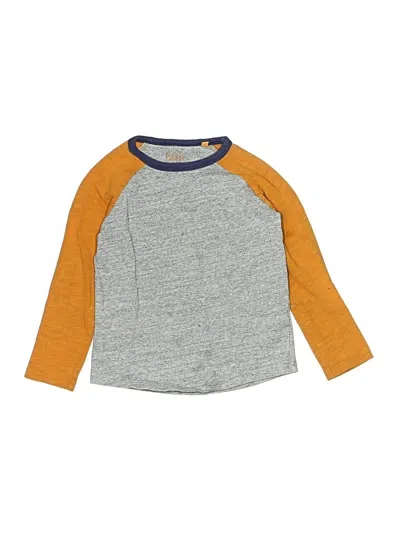 Pre-owned Boden Kids' 3/4 Sleeve T-shirt In Gray