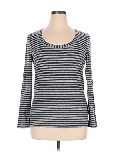 Pre-owned Boden 3/4 Sleeve T-shirt In Gray