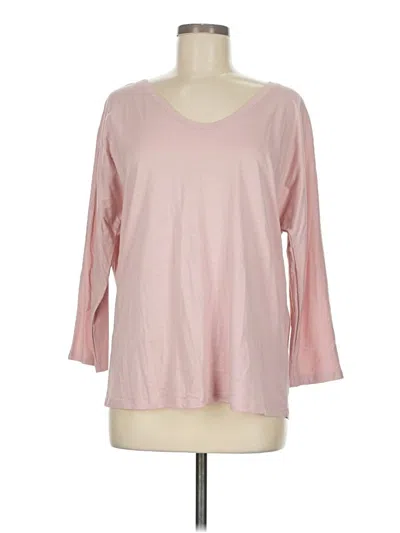 Pre-owned Boden 3/4 Sleeve T-shirt In Pink