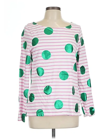 Pre-owned Boden 3/4 Sleeve T-shirt In Pink