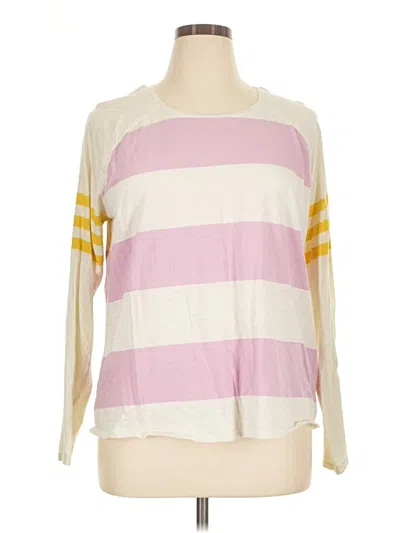 Pre-owned Boden 3/4 Sleeve T-shirt In Pink