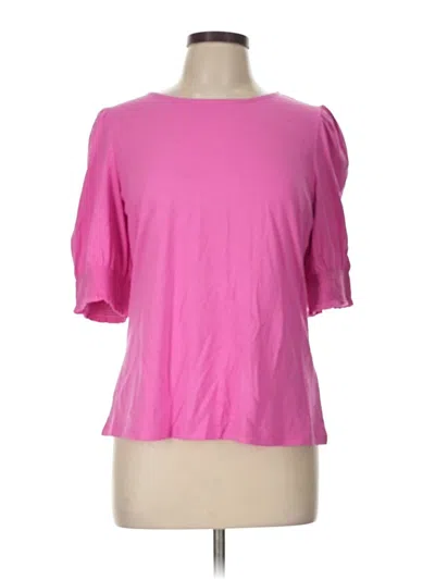 Pre-owned Boden 3/4 Sleeve T-shirt In Pink