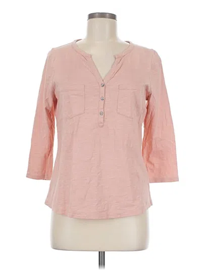 Pre-owned Boden 3/4 Sleeve T-shirt In Pink
