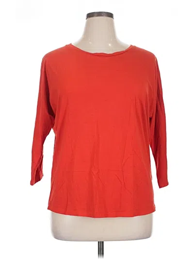 Pre-owned Boden 3/4 Sleeve T-shirt In Red