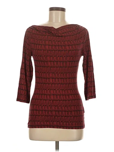 Pre-owned Boden 3/4 Sleeve T-shirt In Red