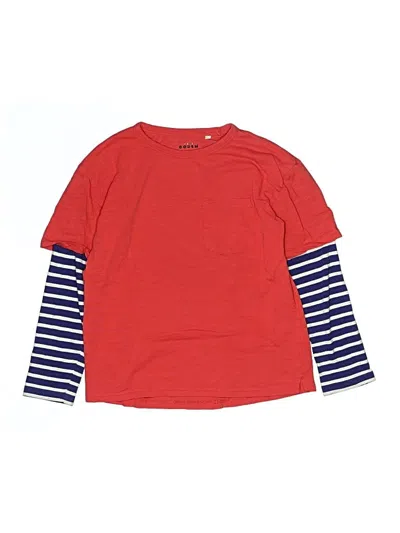 Pre-owned Boden Kids' 3/4 Sleeve T-shirt In Red