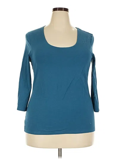 Pre-owned Boden 3/4 Sleeve T-shirt In Teal