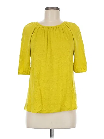 Pre-owned Boden 3/4 Sleeve T-shirt In Yellow