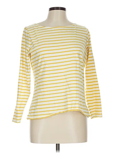 Pre-owned Boden 3/4 Sleeve T-shirt In Yellow